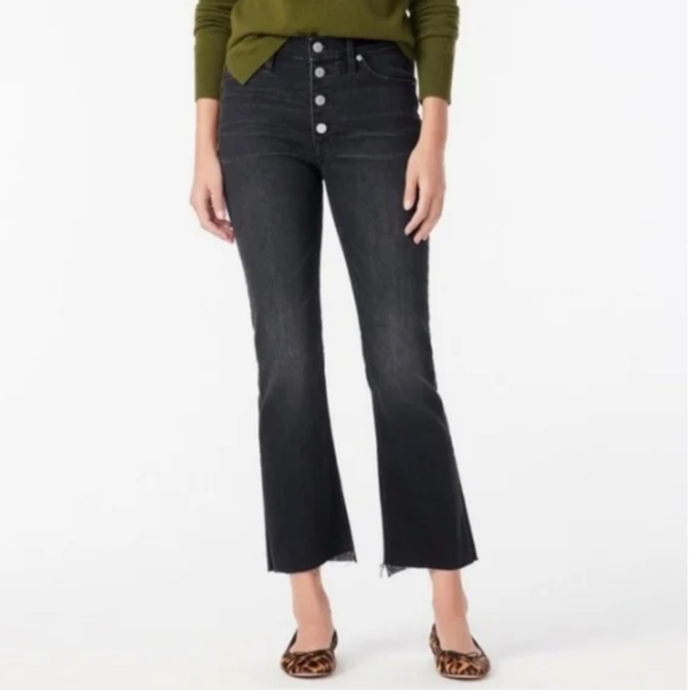 J. Crew Billie Demi Boot Cut Crop Jean